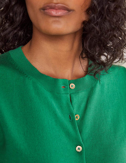 Cardigan court Eldon en coton - Vert Cardigan court Eldon en coton - Vert