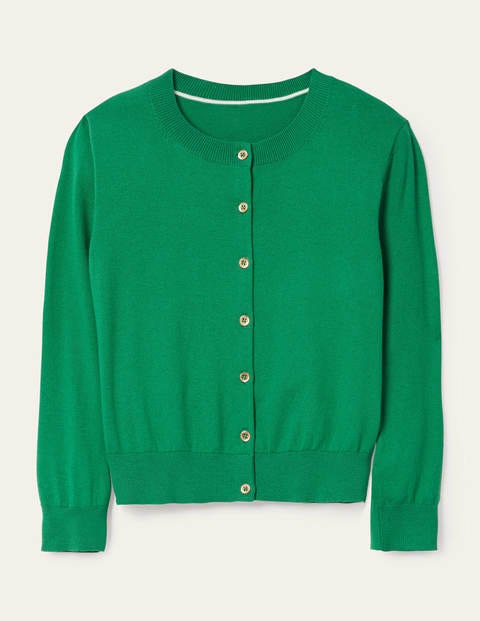Cardigan court Eldon en coton - Vert Cardigan court Eldon en coton - Vert