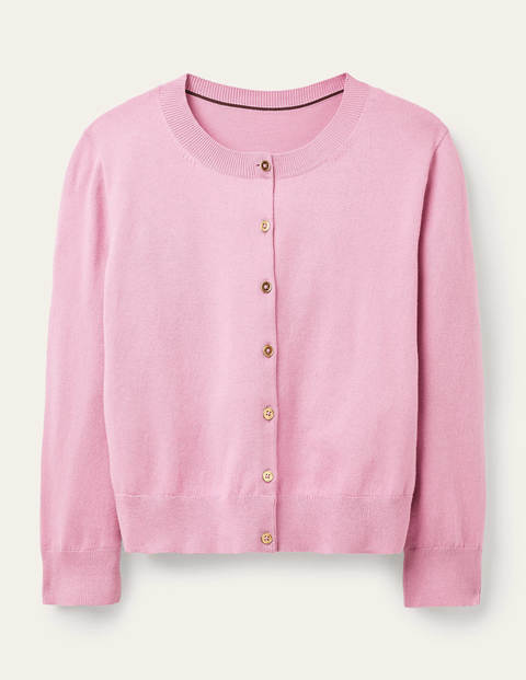 Eldon Kurzer Baumwollcardigan - Zartes Rosa Eldon Kurzer Baumwollcardigan - Zartes Rosa