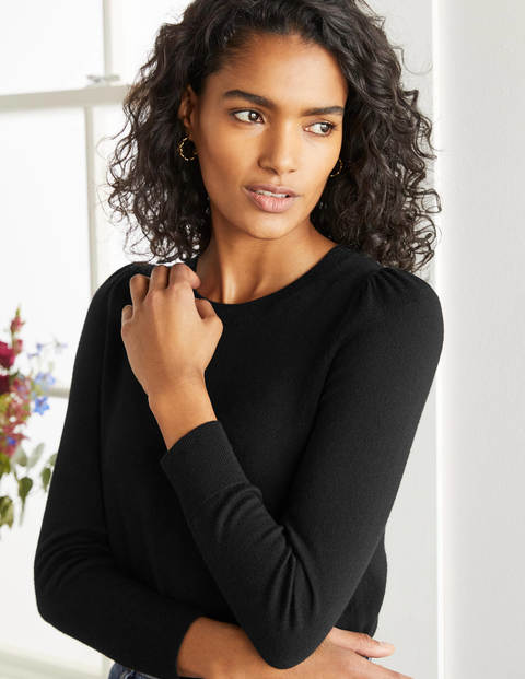 black merino jumper