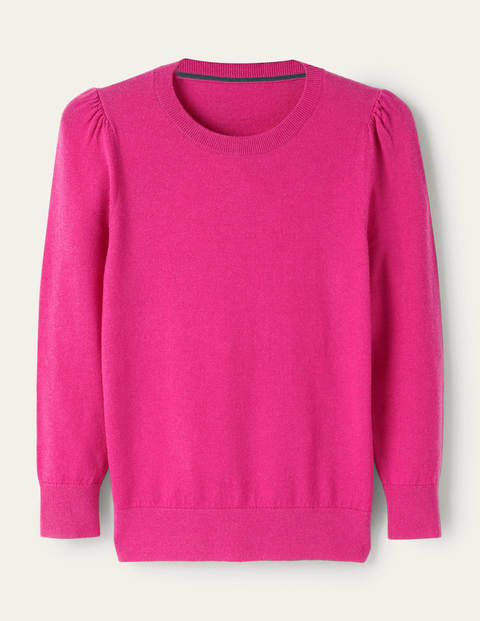 Stowe Merino Jumper - Pink Flambe Stowe Merino Jumper - Pink Flambe