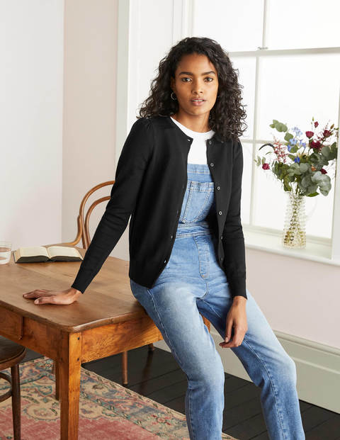 boden black cardigan