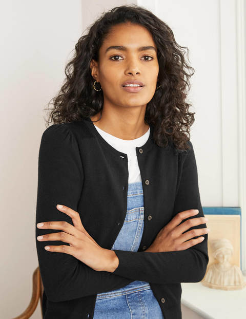 Cardigan Stowe en laine mérinos - Noir Cardigan Stowe en laine mérinos - Noir