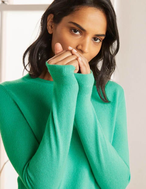 Cashmere Crew Neck Sweater - Wild Meadow Cashmere Crew Neck Sweater - Wild Meadow