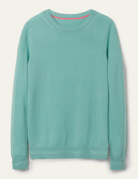 Cashmere Crew Neck Sweater - Apple Mint Cashmere Crew Neck Sweater - Apple Mint