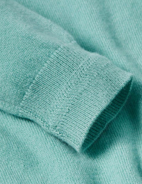 Cashmere Crew Neck Sweater - Apple Mint Cashmere Crew Neck Sweater - Apple Mint