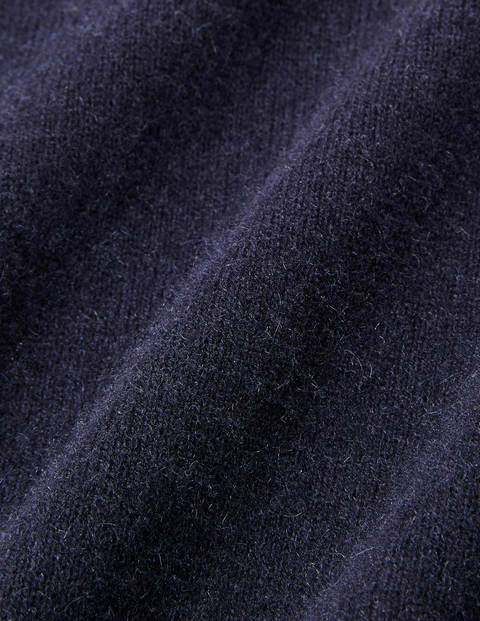 Cashmere Crew Neck Sweater - Navy Cashmere Crew Neck Sweater - Navy