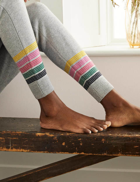 Morton Gestrickte Jogginghose - Grau Melange Morton Gestrickte Jogginghose - Grau Melange