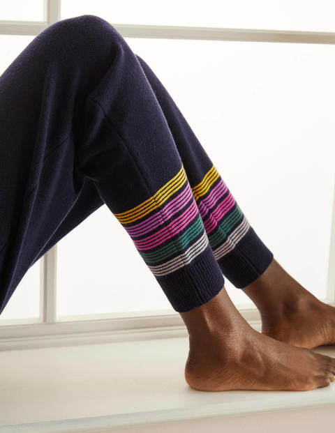 Morton Gestrickte Jogginghose - Navy Morton Gestrickte Jogginghose - Navy