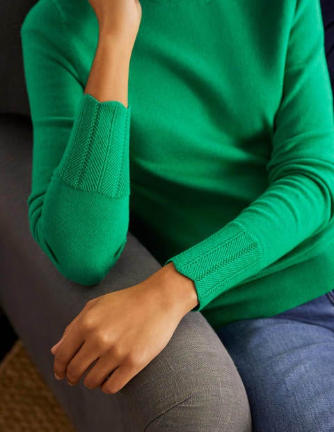 Pull Hambleden festonné - Vert printemps Pull Hambleden festonné - Vert printemps