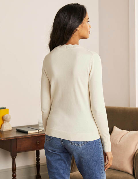 Pull Hambleden festonné - Ivoire Pull Hambleden festonné - Ivoire