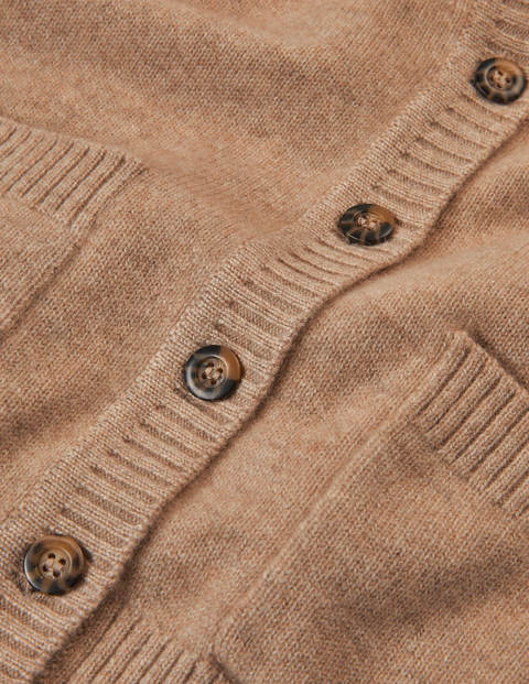 Kew Cashmere Cardigan - Oatmeal Melange Kew Cashmere Cardigan - Oatmeal Melange