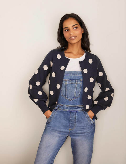 Berkshire Cardigan - Navy Spot Berkshire Cardigan - Navy Spot