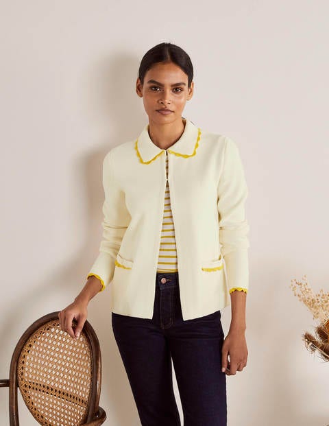 Gilet Carlisle festonné - Ivoire Gilet Carlisle festonné - Ivoire