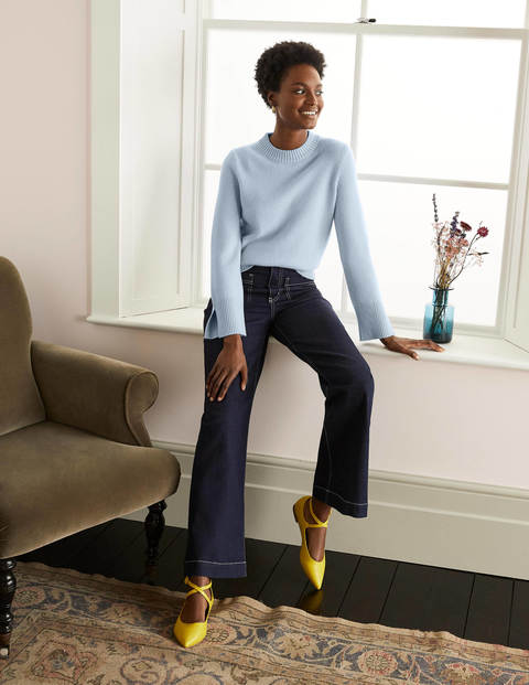 Pull Dundee en cachemire - Bleu Pull Dundee en cachemire - Bleu