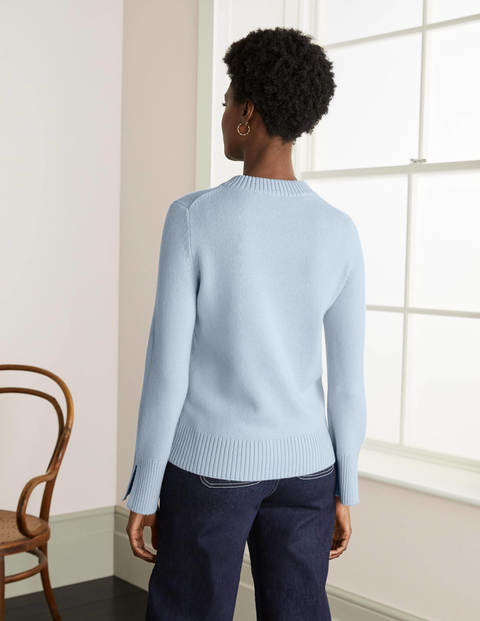Pull Dundee en cachemire - Bleu Pull Dundee en cachemire - Bleu