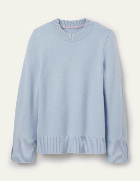Pull Dundee en cachemire - Bleu Pull Dundee en cachemire - Bleu
