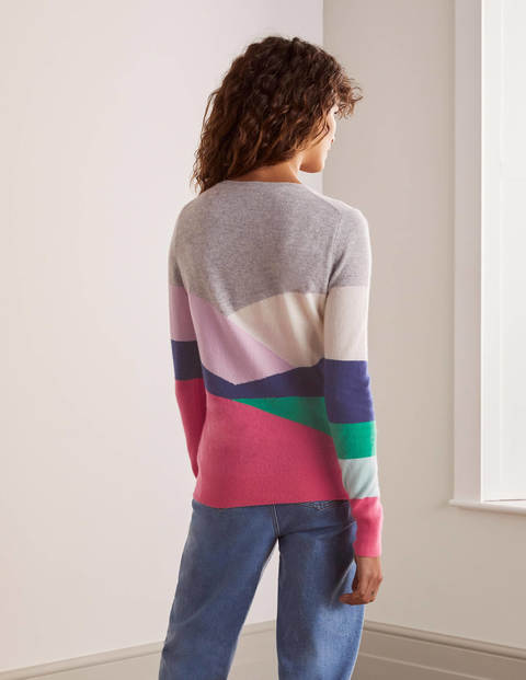 Kesteven Cashmere Sweater - Grey Melange, Landscape Kesteven Cashmere Sweater - Grey Melange, Landscape