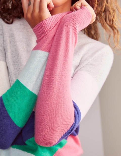 Kesteven Cashmere Sweater - Grey Melange, Landscape Kesteven Cashmere Sweater - Grey Melange, Landscape