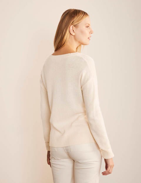 Walberswick Henley Jumper - Ivory Walberswick Henley Jumper - Ivory