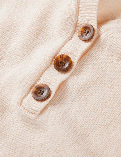 Walberswick Henley Jumper - Ivory Walberswick Henley Jumper - Ivory