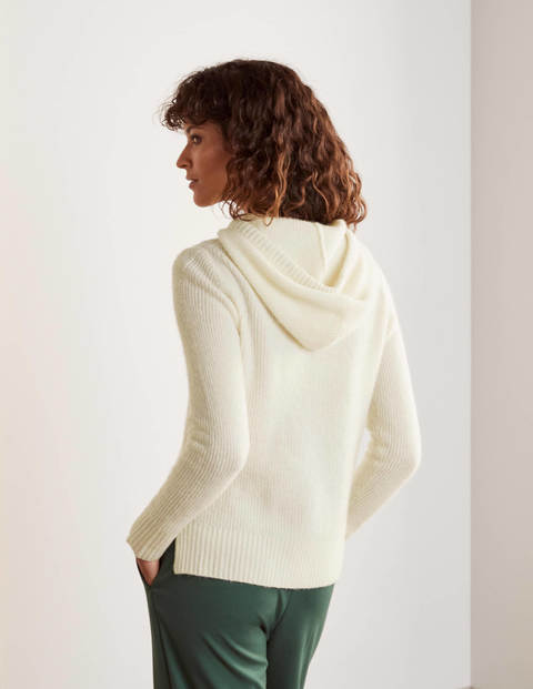 Haddington Fluffy Hoodie - Ivory Haddington Fluffy Hoodie - Ivory