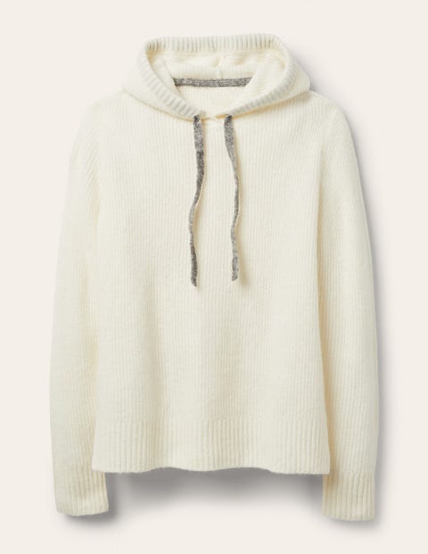 Haddington Fluffy Hoodie - Ivory Haddington Fluffy Hoodie - Ivory