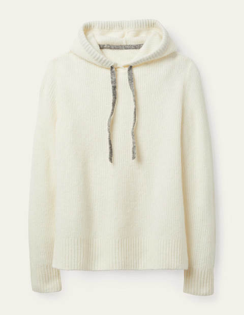 Haddington Fluffy Hoodie - Ivory Haddington Fluffy Hoodie - Ivory