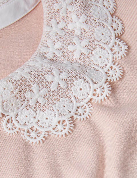 Harewood Woven Collar Jumper - Milkshake Harewood Woven Collar Jumper - Milkshake