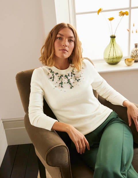 Montrose Embellished Jumper - Ivory Montrose Embellished Jumper - Ivory