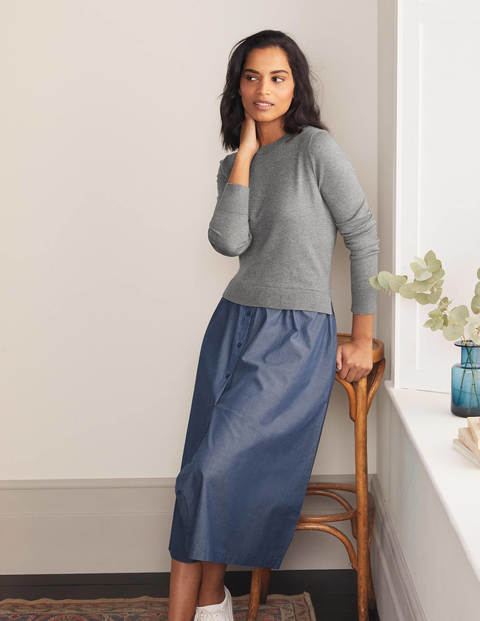 Radnor Shirt Dress - Grey Melange Radnor Shirt Dress - Grey Melange