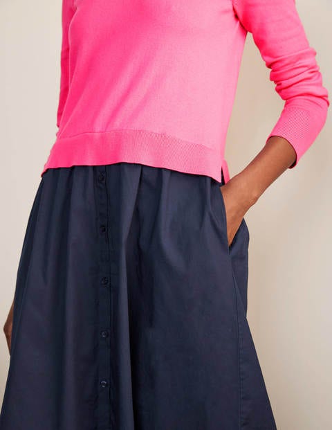 Radnor Shirt Dress - Lollipop/Navy Radnor Shirt Dress - Lollipop/Navy