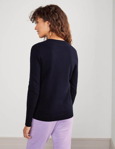 Oakley Cashmere V-Neck Sweater - Navy Oakley Cashmere V-Neck Sweater - Navy
