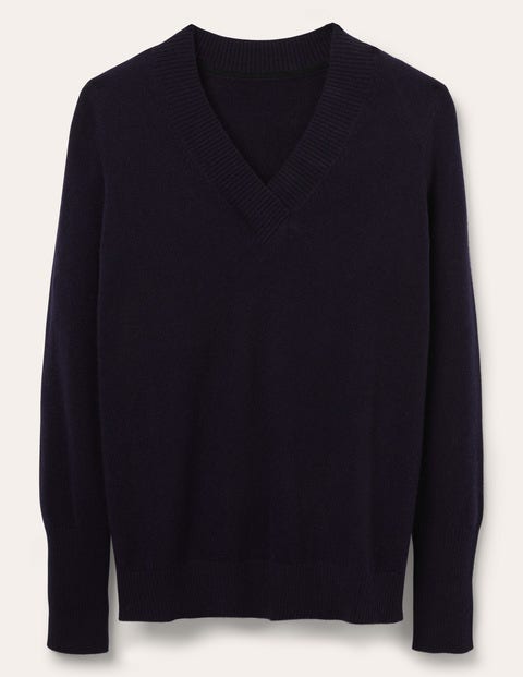 Oakley Cashmere V-Neck Sweater - Navy Oakley Cashmere V-Neck Sweater - Navy
