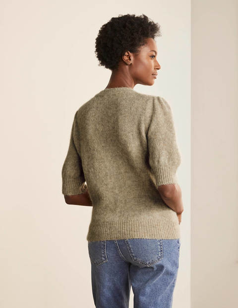 Blakeney Fluffy Cardigan - Chinchilla Melange Blakeney Fluffy Cardigan - Chinchilla Melange
