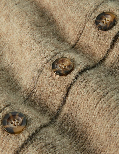 Blakeney Fluffy Cardigan - Chinchilla Melange Blakeney Fluffy Cardigan - Chinchilla Melange