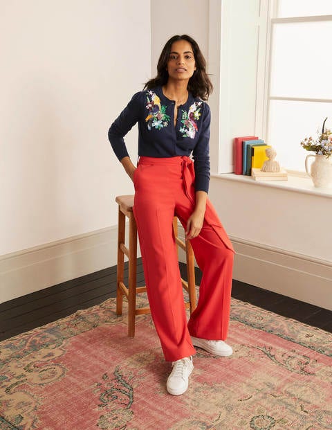 Somerset Embroidered Cardigan - Navy Somerset Embroidered Cardigan - Navy
