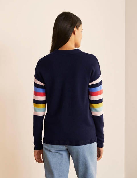 Lennox Relaxed Cardigan - Navy Lennox Relaxed Cardigan - Navy