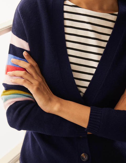 Lennox Relaxed Cardigan - Navy Lennox Relaxed Cardigan - Navy