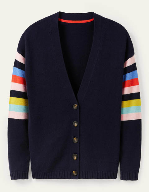 Lennox Relaxed Cardigan - Navy Lennox Relaxed Cardigan - Navy