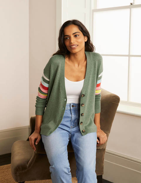 Lennox Relaxed Cardigan - Alder Melange Lennox Relaxed Cardigan - Alder Melange