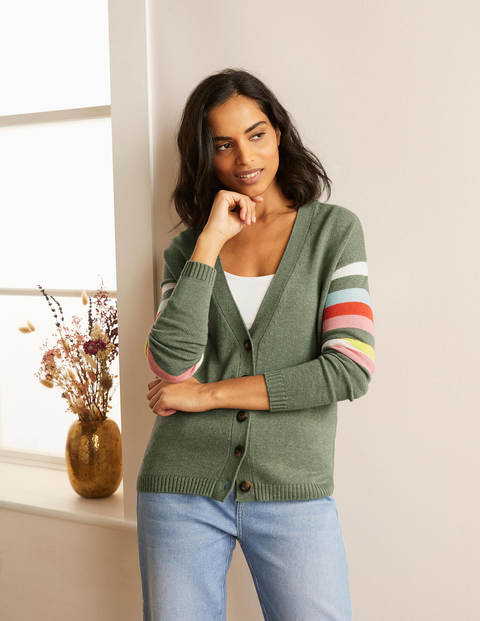 Lennox Relaxed Cardigan - Alder Melange Lennox Relaxed Cardigan - Alder Melange
