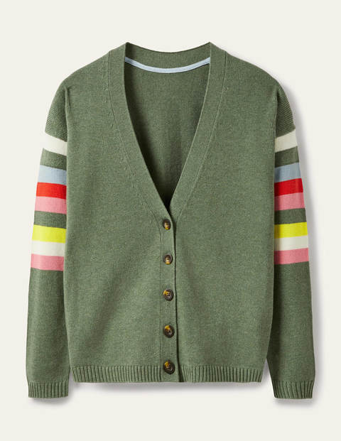 Lennox Relaxed Cardigan - Alder Melange Lennox Relaxed Cardigan - Alder Melange