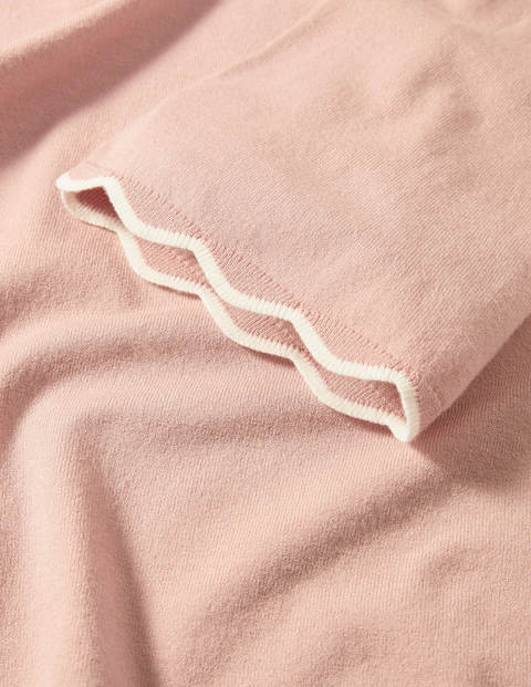 Cawdor Scallop Jumper - Milkshake Cawdor Scallop Jumper - Milkshake