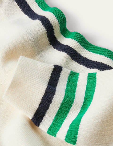 Melville Square Neck Jumper - Ivory Melville Square Neck Jumper - Ivory