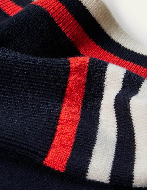 Melville Square Neck Sweater - Navy Melville Square Neck Sweater - Navy