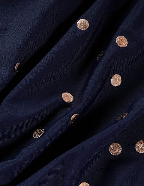 Minori Swimsuit - Navy and Rose Gold, Polka Dot Minori Swimsuit - Navy and Rose Gold, Polka Dot