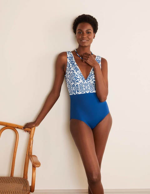 Calabria Swimsuit - Summit, Pacific Stamp Calabria Swimsuit - Summit, Pacific Stamp