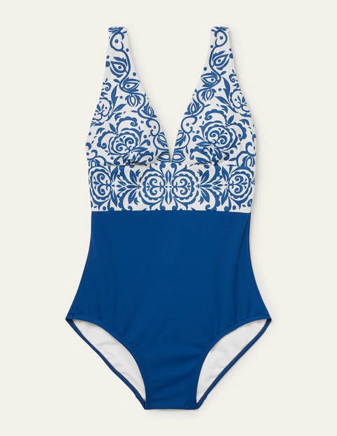Calabria Swimsuit - Summit, Pacific Stamp Calabria Swimsuit - Summit, Pacific Stamp
