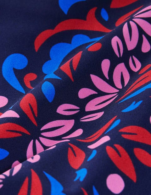 Andalusia Swimsuit - French Navy, Pacific Burst Andalusia Swimsuit - French Navy, Pacific Burst